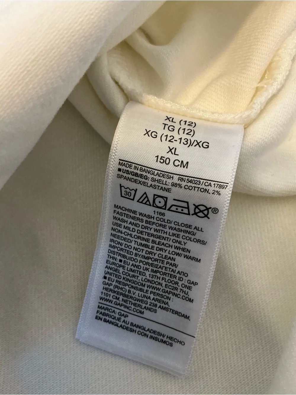 GAP Cream Ruffle-Trim Button-Front Jacket
